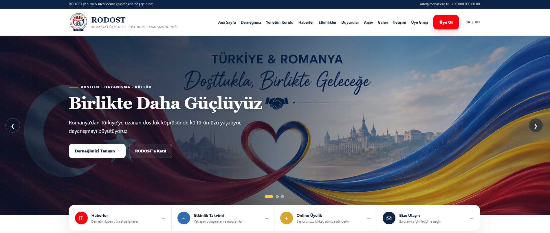 RODOST’un Yeni Web Sitesi Yayında