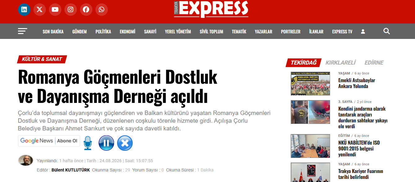 Basında RODOST